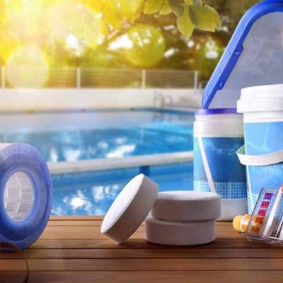 Segurança no armazenamento de produtos químicos para piscina