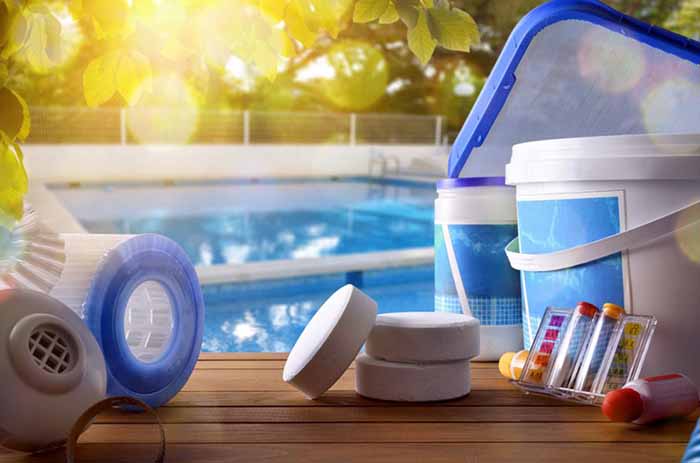 Segurança no armazenamento de produtos químicos para piscina