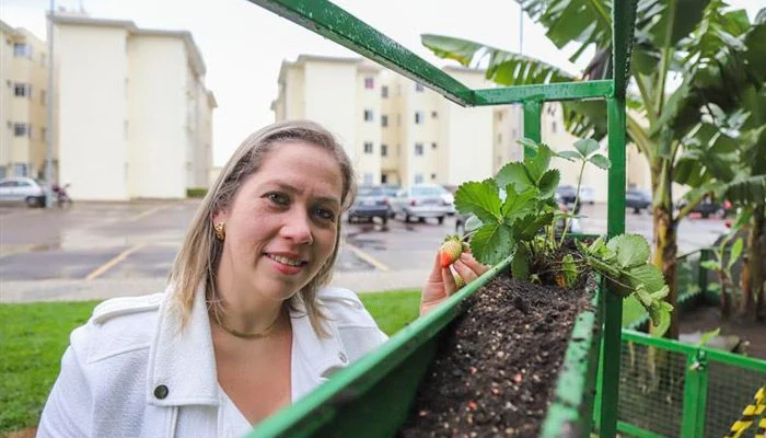 Síndica do Condomínio Moradas no Campo, no bairro Fazendinha, Vanusa Vieira