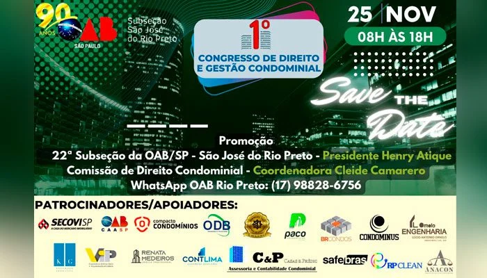 1º Congresso de Direito e Gestão Condominial