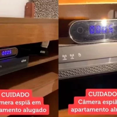 Internauta encontra câmera escondida em Airbnb e relato viraliza