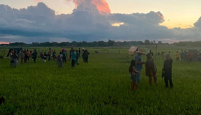 A área retomada fica em um terreno vizinho à populosa Reserva Indígena de Dourados