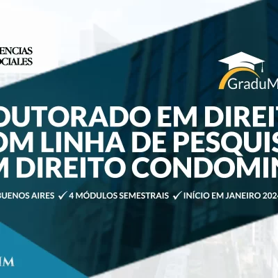 GraduMaster abre inscrições para Doutorado com linha de pesquisa em Direito Condominial