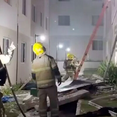 Explosão em condomínio deixa oito feridos em Porto Alegre