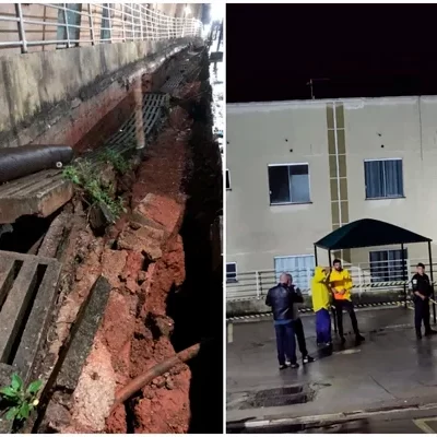 Chuva forte derruba muro e mais de 100 moradores deixam condomínio em Pará de Minas