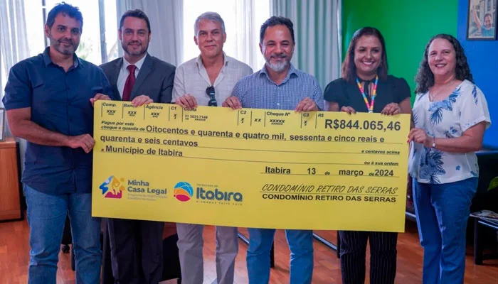 Regularização de condomínio resulta em mais de R$ 800 mil para a habitação social em Itabira