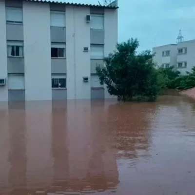 Dóris Hess compartilha situação no Condomínio Charrua em São Leopoldo no domingo