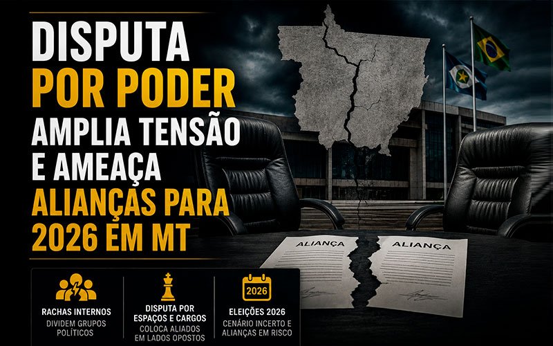 Disputa por poder amplia tensão e ameaça alianças para 2026 em MT-sindicolegal