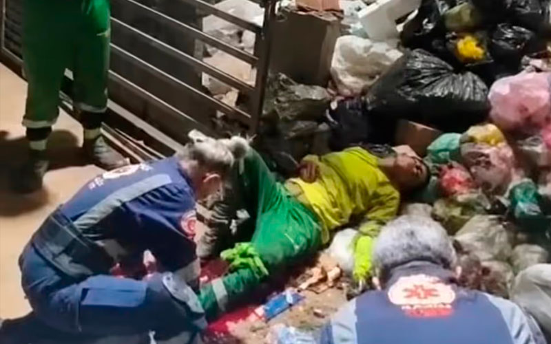 Gari tem perna amputada durante coleta de lixo em condomínio de Várzea Grande-sindicolegal