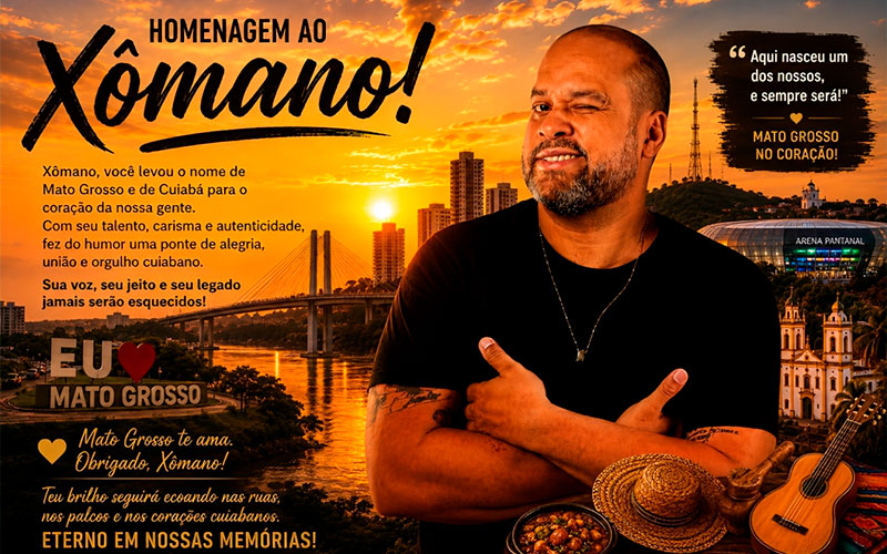 Mato Grosso perde Xômano, humorista querido por milhares nas redes sociais