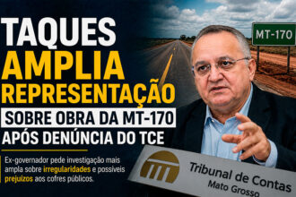 Taques amplia pressão sobre obra da MT-170 após apontamentos do TCE-sindicolegal
