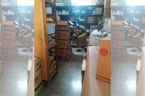 Vazamento de produto químico no Pronto-Socorro de Cuiabá causa susto e mobiliza bombeiros-sindicolegal