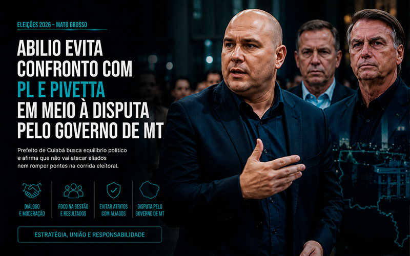 Abilio evita confronto com PL e Pivetta em meio à disputa pelo Governo de MT-sindicolegal