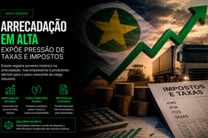 Arrecadação em alta expõe pressão de taxas e impostos em Mato Grosso-sindicolegal