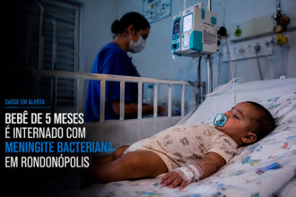 Bebê de 5 meses é internado com meningite bacteriana em Rondonópolis-SINDICOLEGAL