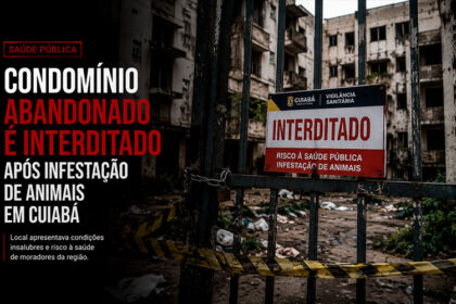 Condomínio abandonado é interditado após infestação de animais em Cuiabá-sindicolegal