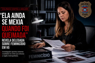 Ela ainda se mexia quando foi queimada, revela delegada sobre feminicídio em VG-sindicolegal