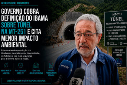 Governo cobra definição do Ibama sobre túnel na MT-251 e cita menor impacto ambiental-sindicolegal