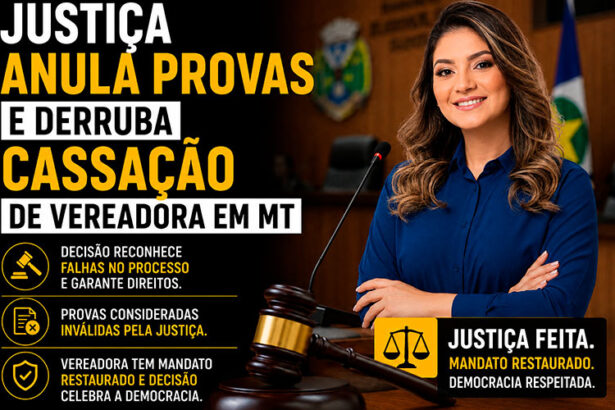Justiça anula provas e derruba cassação de vereadora em MT-sindicolegal