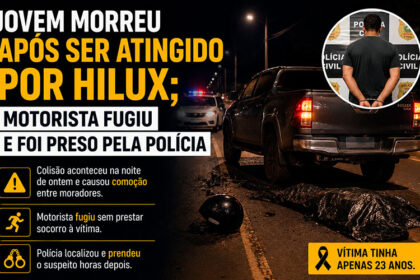 Motorista bêbado atropela, mata jovem e tenta fugir, mas acaba preso-sindicolegal