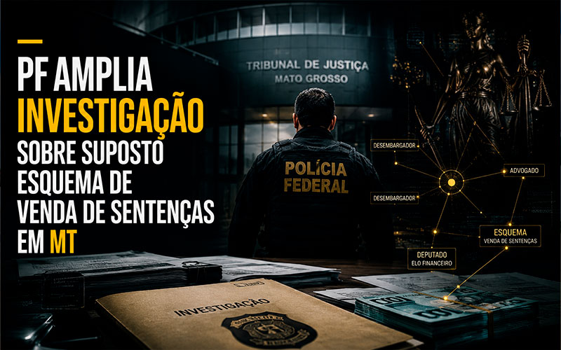 PF amplia investigação sobre suposto esquema de venda de sentenças em MT-sindicolegal