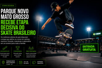 Parque Novo Mato Grosso recebe etapa decisiva do skate brasileiro com entrada gratuita-sindicolegal