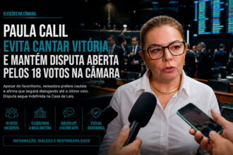 Paula Calil evita cantar vitória e mantém disputa aberta pelos 18 votos na Câmara-sindicolegal