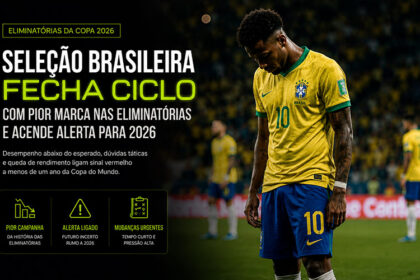 Seleção Brasileira fecha ciclo com pior marca nas Eliminatórias e acende alerta para 2026-sindicolegal