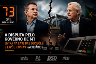 A 73 dias das urnas, disputa pelo Governo de MT entra na fase das decisões e expõe rachas partidários-sindicolegal