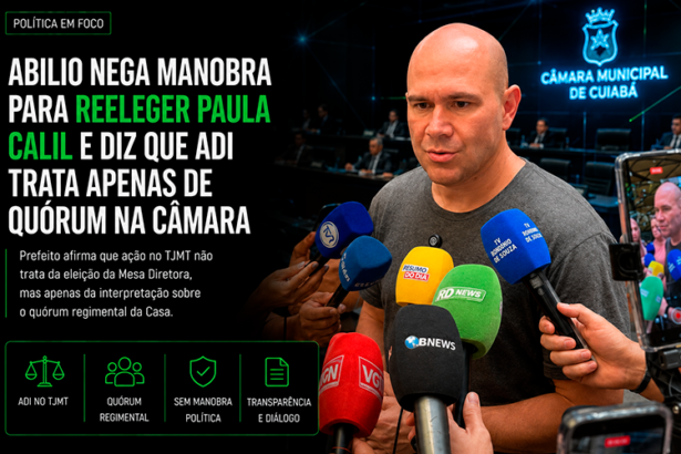 Abilio nega manobra para reeleger Paula Calil e diz que ADI trata apenas de quórum na Câmara-sindicolegal