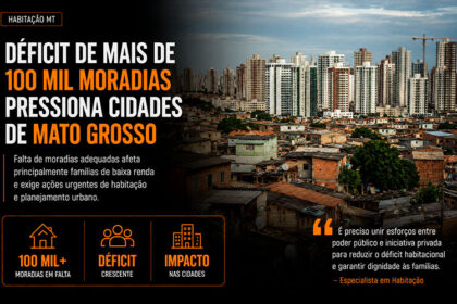 Déficit de mais de 100 mil moradias pressiona cidades de Mato Grosso-sindicolegal