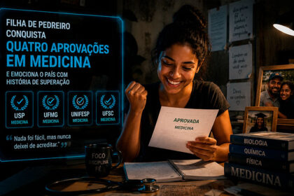 Filha de pedreiro conquista quatro aprovações em Medicina e emociona o país com história de superação-sindicolegal