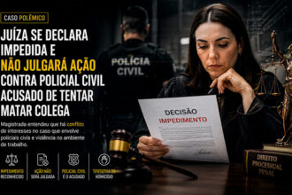 Juíza se declara impedida e não julgará ação contra policial civil acusado de tentar matar colega-sindicolegal