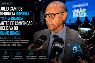 Júlio Campos denuncia suposta “mala branca” antes de convenção decisiva do União Brasil-sindicolegal