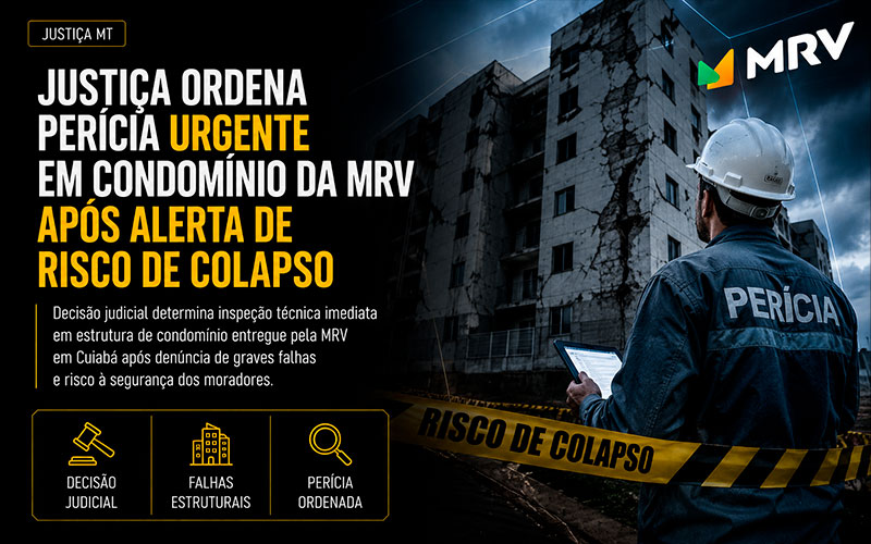 Justiça ordena perícia urgente em condomínio da MRV após alerta de risco de colapso-sindicolegal