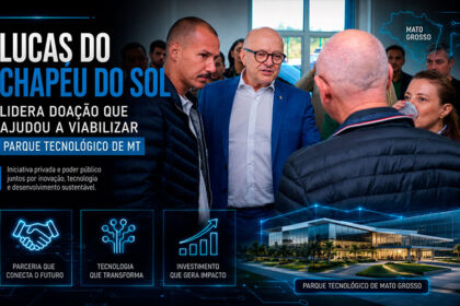Lucas do Chapéu do Sol lidera doação que ajudou a viabilizar Parque Tecnológico de MT-sindciolegal