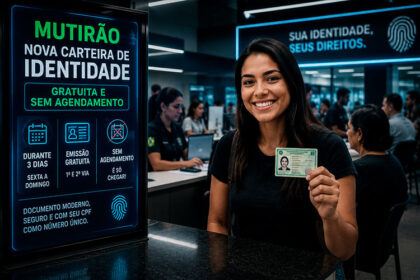 Mutirão vai emitir nova Carteira de Identidade gratuitamente e sem agendamento durante três dias-sindicolegal
