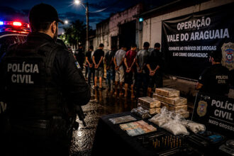 Operação prende 14 e atinge núcleo de facção que controlava tráfico no Vale do Araguaia-sindicolegal