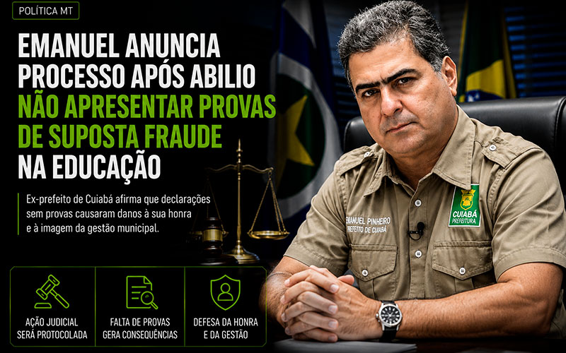 Emanuel anuncia processo após Abilio não apresentar provas de suposta fraude na Educação