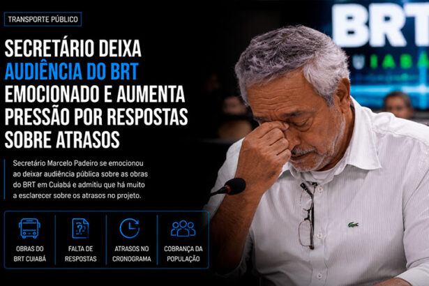 Secretário deixa audiência do BRT emocionado e aumenta pressão por respostas sobre atrasos-sindicolegal