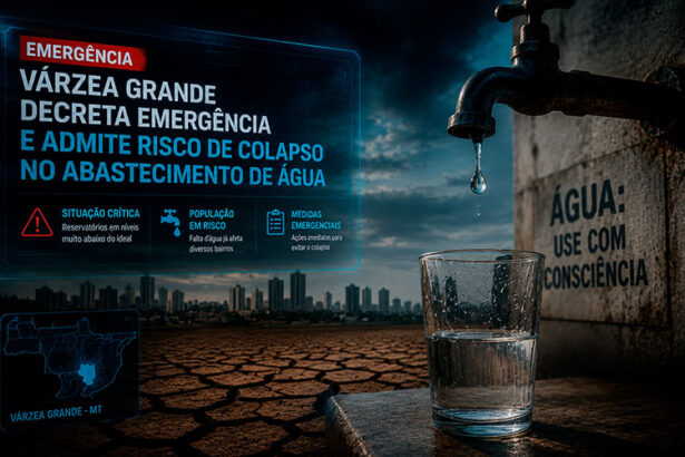 Várzea Grande decreta emergência e admite risco de colapso no abastecimento de água-sindicolegal