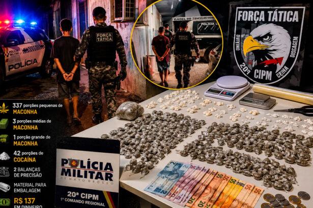 Adolescente de 13 anos é apreendido com arsenal ligado ao tráfico em Cuiabá-sindicolegal