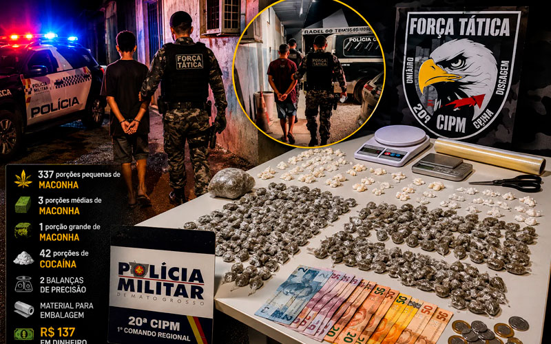 Adolescente de 13 anos é apreendido com arsenal ligado ao tráfico em Cuiabá-sindicolegal