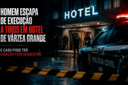 Homem escapa de execução a tiros em hotel de Várzea Grande e caso pode ter ligação com sequestro-sindicolegal