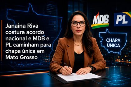 Janaina Riva costura acordo nacional e MDB e PL caminham para chapa única em Mato Grosso-sindicolegal