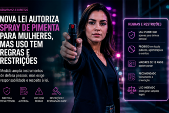 Nova lei autoriza spray de pimenta para mulheres, mas uso tem regras e restrições-sindicolegal