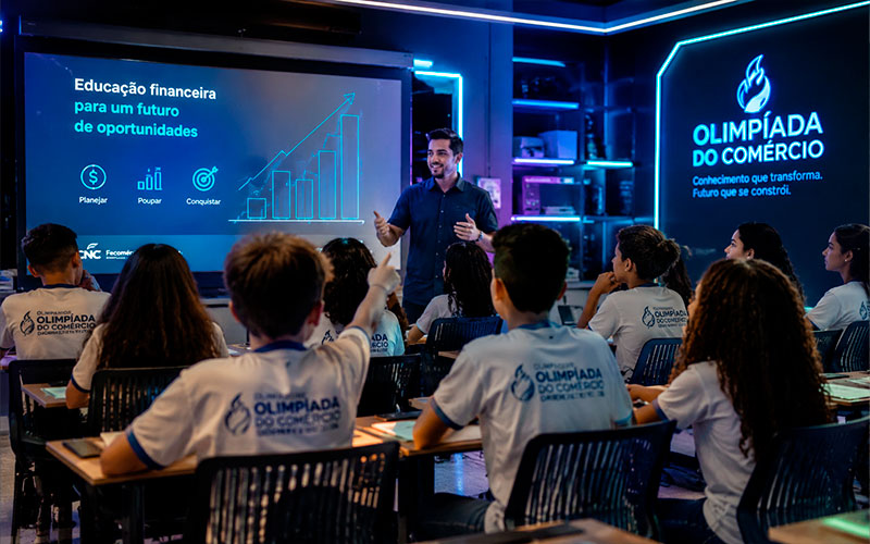 Olimpíada do Comércio leva educação financeira e empreendedorismo a estudantes da rede pública-sindicolegal