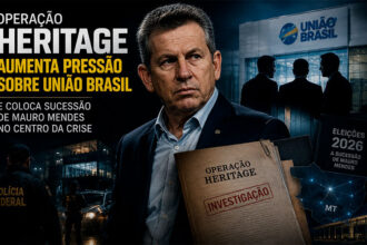 Operação Heritage aumenta pressão sobre União Brasil e coloca sucessão de Mauro Mendes no centro da crise-sindicolegal