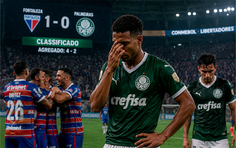 Palmeiras perde para o Fortaleza, mas vantagem construída garante classificação-sindicolegal