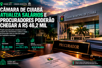 Câmara de Cuiabá atualiza salários e procuradores poderão chegar a R$ 46,2 mil-sindicolegal